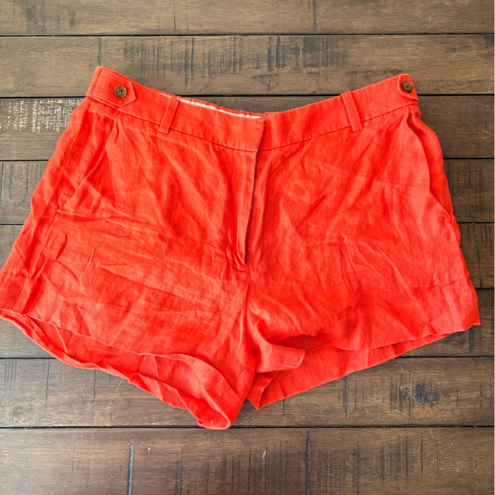 J. Crew Vibrant Red Shorts